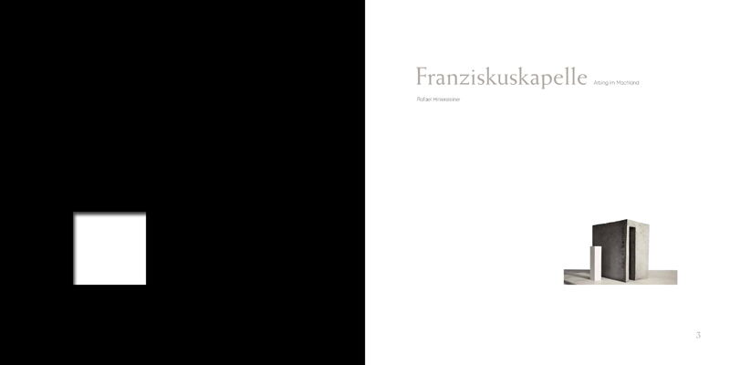 Projekteinreichung "Franziskuskapelle"  Doppelinnenseite