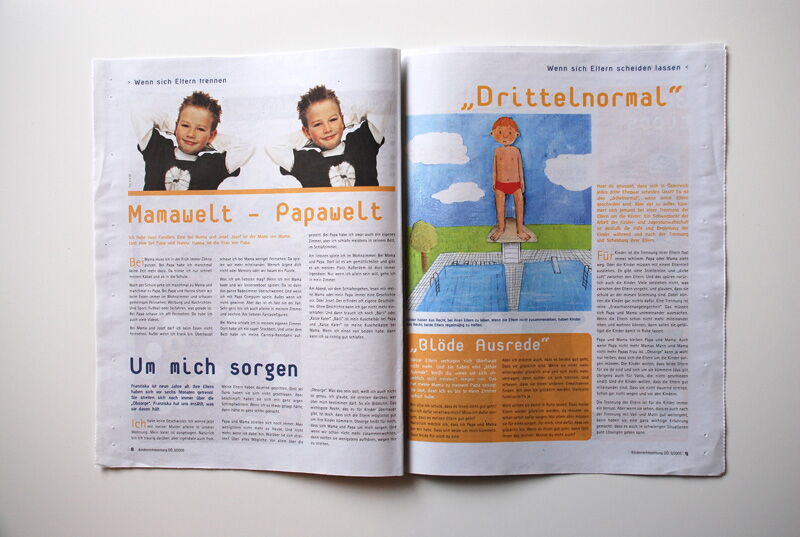 Zeitung "Alles, was Recht ist" Doppelinnenseite der Ausgabe 5, "Das macht uns stark"
