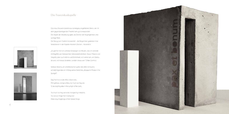 Projekteinreichung "Franziskuskapelle"  Doppelinnenseite