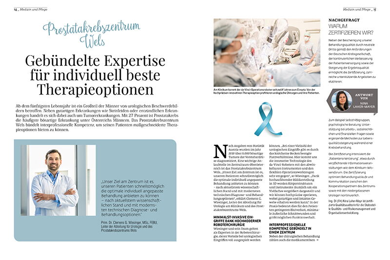 Klinikum Wels-Grieskirchen, Magazin