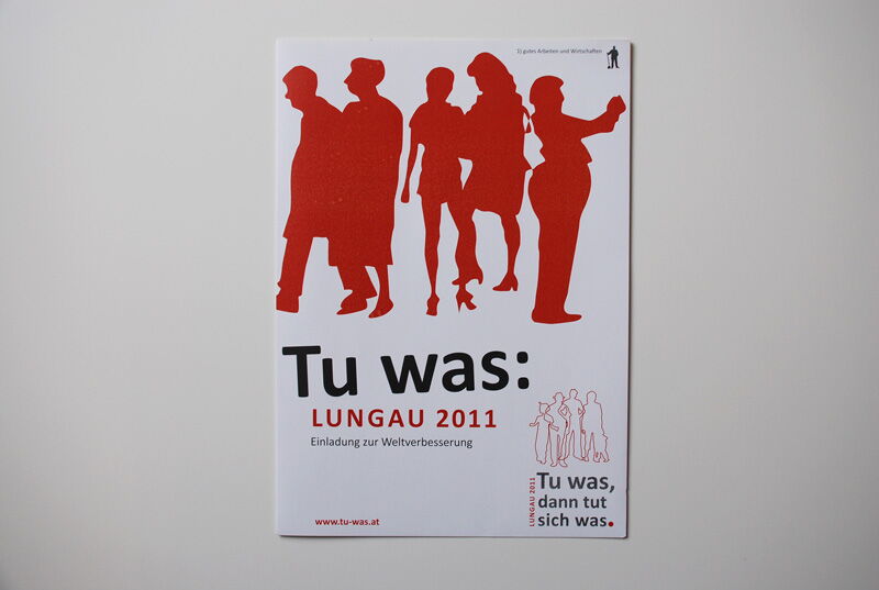 "Tu was, dann tut sich was", Sozialfestival im Lungau  A4 Folder Titel