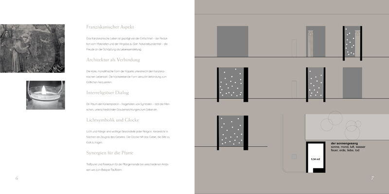 Projekteinreichung "Franziskuskapelle"  Doppelinnenseite