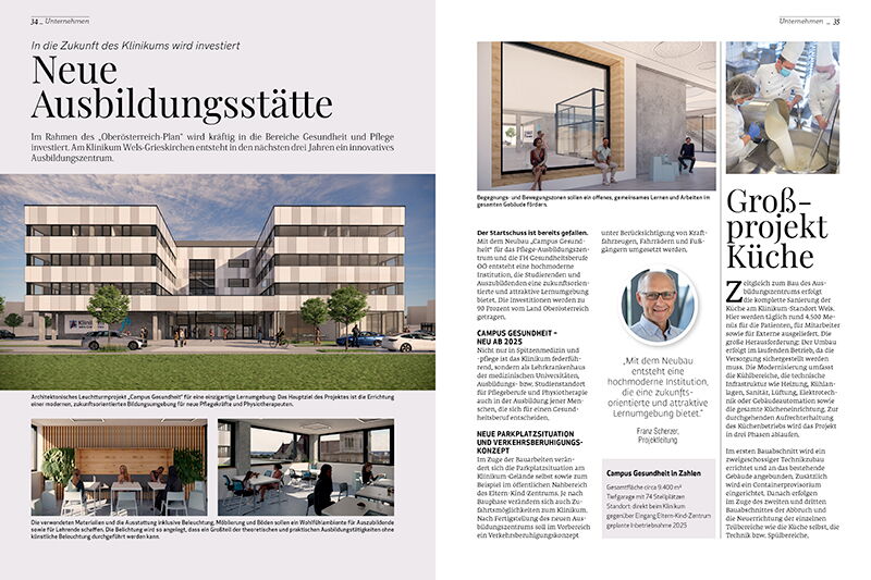 Klinikum Wels-Grieskirchen, Magazin