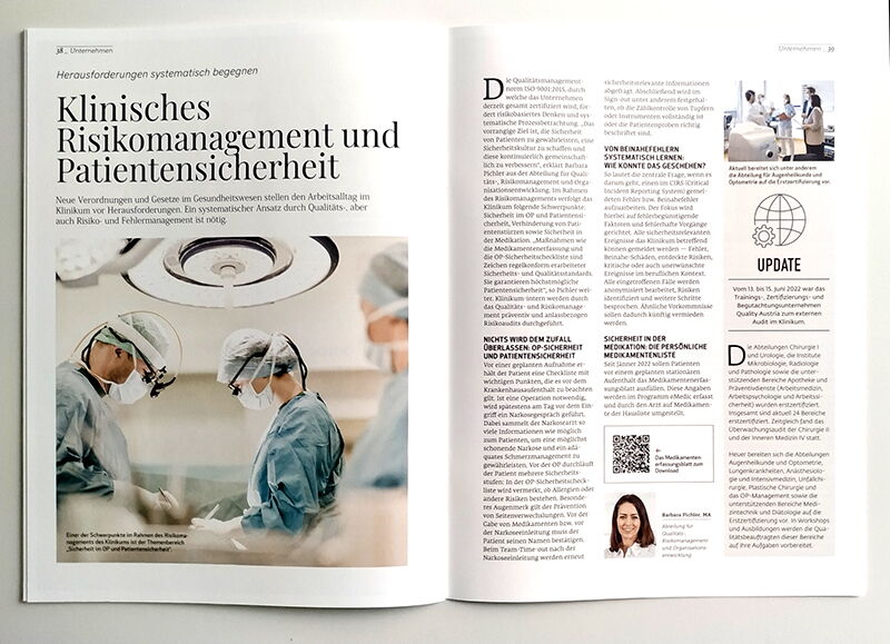 Klinikum Wels-Grieskirchen, Magazin