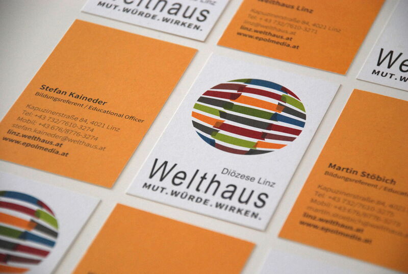 Welthaus Visitenkarten