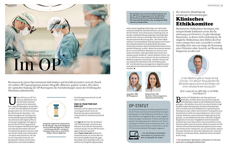 Klinikum Wels-Grieskirchen, Magazin