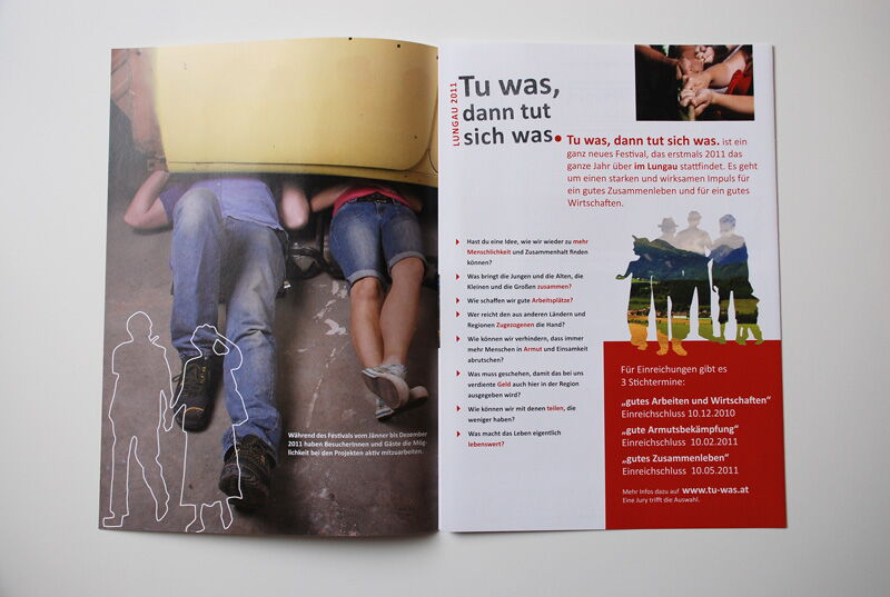 "Tu was, dann tut sich was", Sozialfestival im Lungau  A4 Folder innen