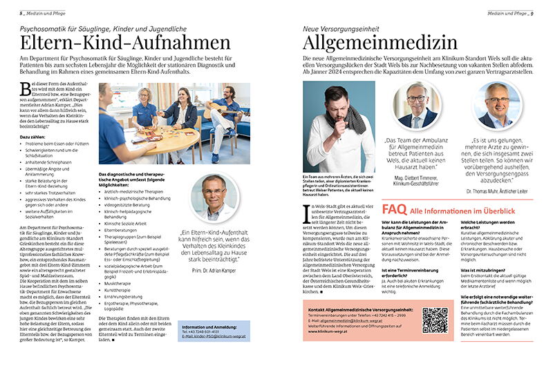 Klinikum Wels-Grieskirchen, Magazin